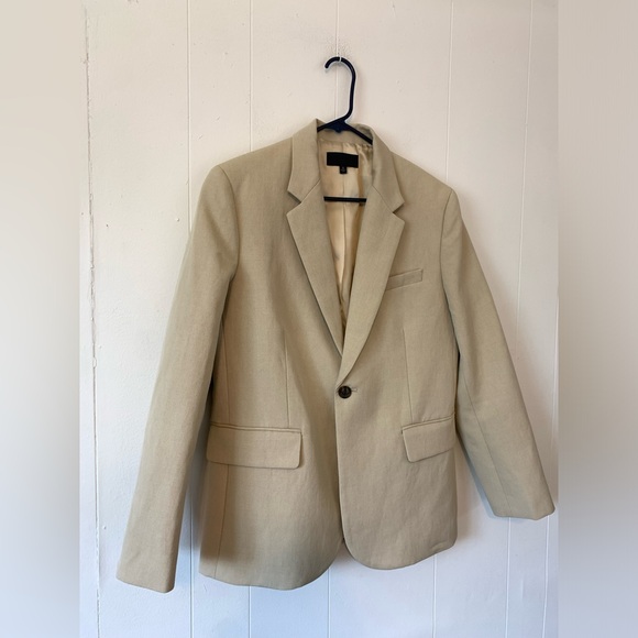 Nili Lotan Womens Francoise Oversized Jacket in the color Sand size 6 - Picture 2 of 11